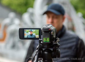 Алексей Евченко дает интервью журналисту "РАДИО СВОБОДА"